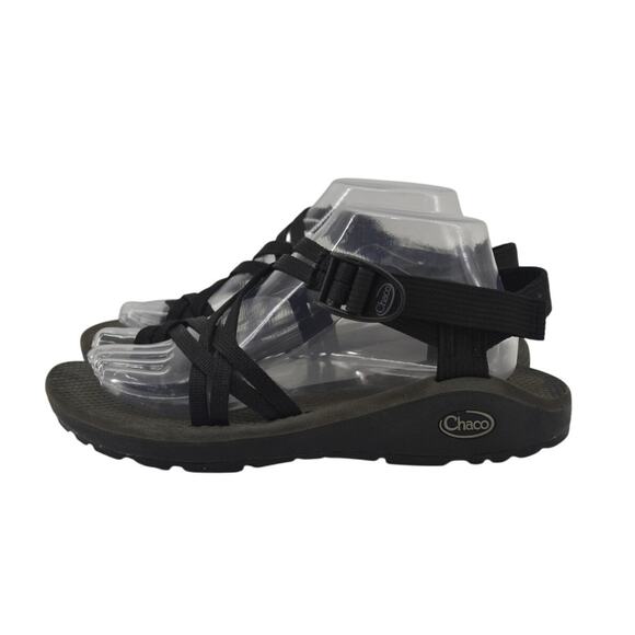 Chaco Womens Black Sandals Size 9W Outdoor Hiking Walking - Picture 1 of 14